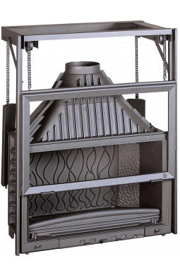 Invicta Wide View 900 Hearth inbouwhaard met verstelbare deur Invicta Wide View 900 Hearth inbouwhaard met verstelbare deur