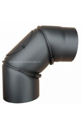 Dikwandige verstelbare 90º bocht met luik, Ø 130 mm