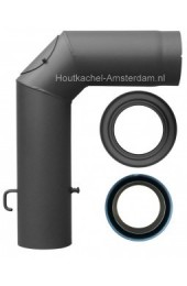 Dikwandige aansluitset met nisbus en rozet Ø 130 mm