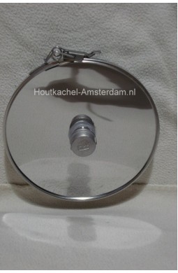Dubbelwandig Deksel RVS met condensafvoer Ø 200 mm Dubbelwandig Deksel RVS met condensafvoer Ø 200 mm