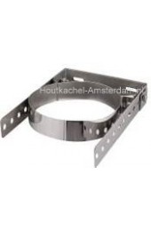 Dubbelwandig RVS Muurbeugel verstelbaar 5-30 cm Ø 200 mm