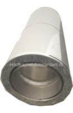 Dubbelwandig Schuifelement met nisbus Ø 150 mm 50-90CM