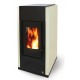 TSP Idro 21 pelletkachel met CV-aansluiting Zwart